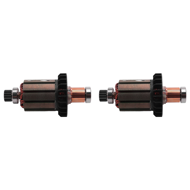 2X Moteur de Rotor 18V Armature 6193011 pour DDF458Z DF458D DDF458RFE DHP458 BHP458 DDF458 BDF458 Perceuse Sans Fil