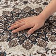 thumbnail image 2 of JML Area Rug 5'x7' Retro Accent Non-Slip Indoor Carpet Khaki & Navy Floral Foldable Rugs for Living Room Bedroom Office Home Decor, 2 of 5