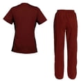 thumbnail image 2 of Women's Scrubs Set Scrub Top and Pants Scrubs Set, 2 of 3