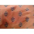 thumbnail image 4 of oneOone Cotton Silk Fabric Leaves & Floral Block Print Sewing Fabric BTY 42 Inch Wide, 4 of 5