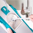 thumbnail image 4 of ONCE FOR ALL Mandoline Food Slicer, Stainless Steel Adjustable Vegetable Slicer Chopper, Multifunctional Onion Potato Garlic Cucumber Cutter for Kitchen, Blue, 4 of 8