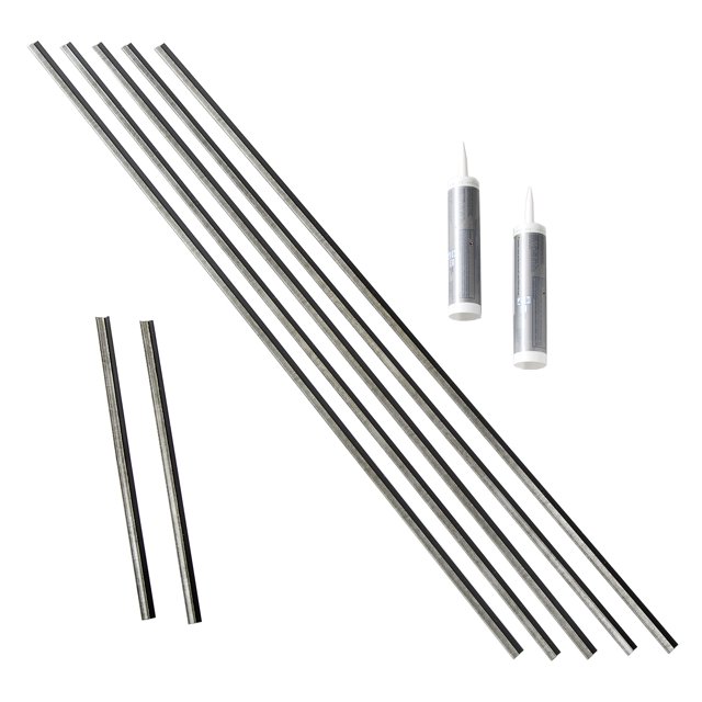 Fasade Accessory Kit Crosshatch Silver