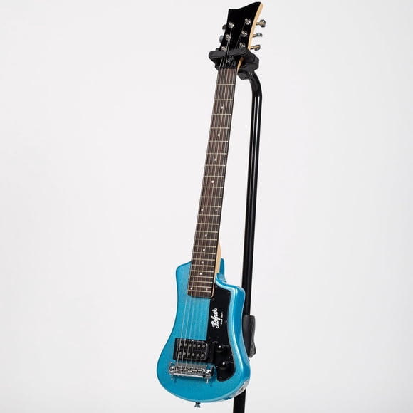 Hofner Shorty Electric Travel Guitar - Blue