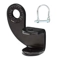 thumbnail image 1 of Universal Heavy-Duty Steel Bike Trailer Hitch Mount - 45-Degree Welded Arm, Rear Axle Nut Installation, Compatible with All Bikes & Trailers, Black, Includes Trailer Tractor & Buckle for Safe Kids, 1 of 5
