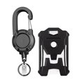 thumbnail image 1 of 1 Set Office Card Holder Reusable Name Badge Holder Hard ID Card Sleeve Retractable Clip Card Holder, 1 of 8
