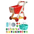 thumbnail image 3 of HILABEE Ensemble de Chariot d'Achats pour Enfants avec Accessoires de Jeu de Rôle, Jouets Éducatifs, Rouge de la Saint-Valentin, 3 of 9