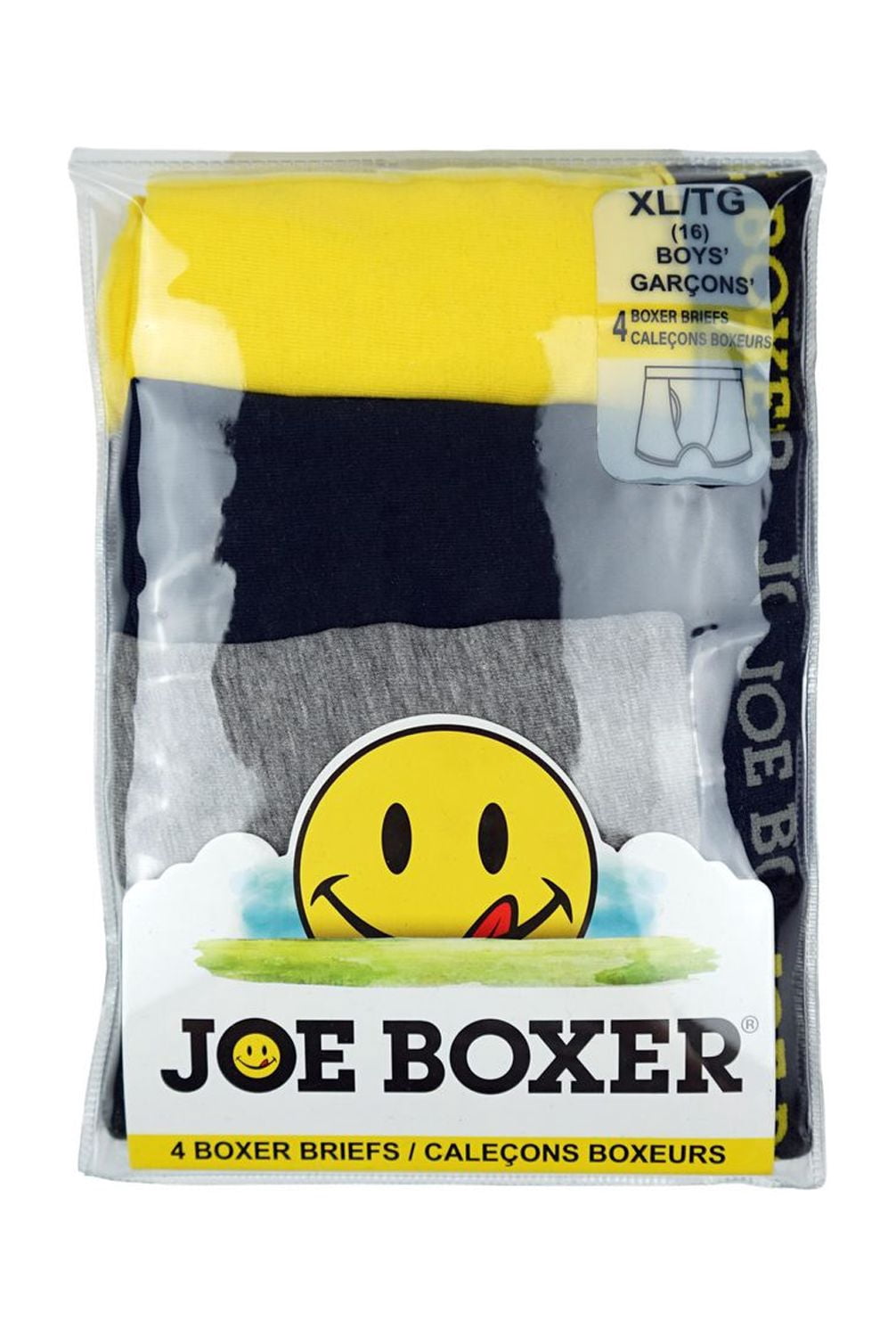 Caleçon boxeur Joe Boxer pour garçon, paquet de 4