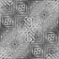 thumbnail image 1 of Ahgly Tapis d'Intérieur Lavable en Machine Carré Transitionnel Gris Fumé, 5 Pieds Carré, 1 of 7