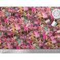 thumbnail image 3 of Soimoi Georgette Viscose Fabric Multicolor Texture Fabric Prints By Yard 42 Inch Wide, 3 of 3