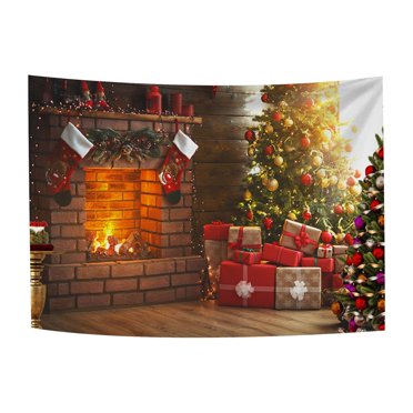 Deals Christmas Background Fabric Studio Shot Christmas Pattern Photography Background Blanket Hippie Tapestries For Bedroom
