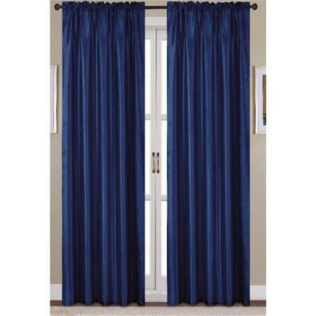 RT Designers Collection PNN08603 Nikki Faux Silk 54 x 95 in. Rod Pocket Panel, Aqua