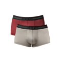 thumbnail image 1 of Papi Lot de 2 Culottes Brésiliennes Type Trunk - UPA107 (Pierre Ciselée/rouge Betterave, S), 1 of 3