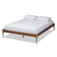 thumbnail image 1 of Baxton Studio Tallis Walnut Brown Finished Wood Queen Size Bed Frame, 1 of 10