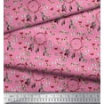 thumbnail image 3 of Soimoi Tissu Poly Georgette Attrape-Rêves & Butterfly Imprimés de Tissu au Mètre 42 Pouces de Large, 3 of 3
