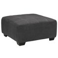 thumbnail image 1 of Benchcraft Sorenton Oversized Accent Ottoman in Slate Fabric, 1 of 1