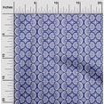 thumbnail image 2 of oneOone Viscose Chiffon Blue Fabric Asian Block Sewing Material Print Fabric by The Yard 42 Inch Wide, 2 of 4