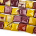 thumbnail image 2 of Cherry Blossom Beads Mookaite Beads 10mm Smooth Square - 8 inch Strand, 2 of 4