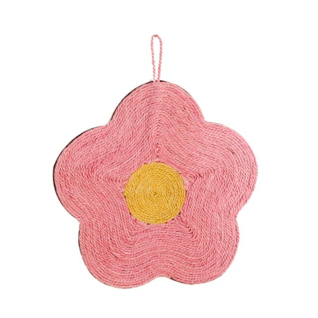 Tapis Grattoir pour Chat Matériau Sisal Résistant à l'Usure Grand Espace Forme Mignonne Tapis de Grattage pour Chat de Compagnie