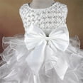 thumbnail image 4 of WEAIXIMIUNG Robes de Fête pour Filles 10-12 2024 Filles Printemps Été Uni Fête Mariage Robe Fleur Fête Jupe Tutu en Maille Robe Enfants Dentelle Robe de Soirée, 4 of 6