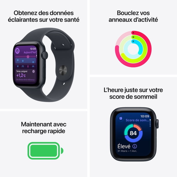 Apple Watch SE 3 GPS 40mm Starlight Aluminium Case with Starlight