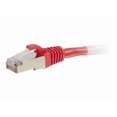 thumbnail image 4 of C2G Câble de Réseau Ethernet Cat5e 100 Pieds Sans Accroc Blindé (STP) - Rouge - Câble de Patch - RJ-45 (m) vers RJ-45 (m) - 100 Pieds - STP - CAT 5e - Moulé, Torsadé - Rouge, 4 of 7