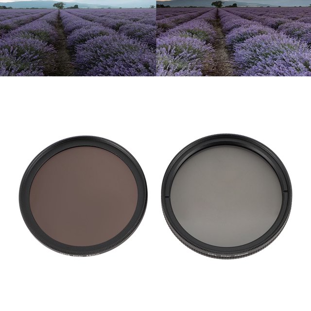 ND CPL UV Filter Set Compatible with DSLR Camera,ND8 UV CPL Polarizer Neutral Density Filter Kit,HD Optical Glass,Aluminum Alloy Frame,Anti Fingerprint for Photography