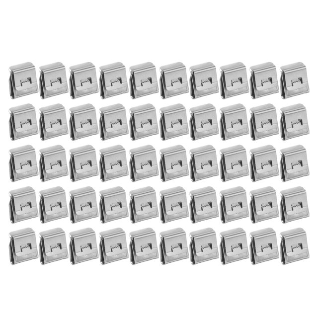 Cordon de Serrage, Clip de Câble Installation Simple 50Pcs 304 Acier Inoxydable pour Panneau Solaire
