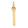 thumbnail image 1 of Diamond2Deal 14K Pendentif Initiale Lettre I en Or Jaune Petit Bloc Incliné pour Femmes, 1 of 5