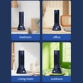thumbnail image 4 of Personal Small Bladeless Tower Fan, Mini Bladeless Tower Fan 4000mAh 3 Speed Type C ABS  for Home, 4 of 7