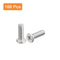 thumbnail image 3 of Unique Bargains M1.6x0.35x5mm Lot de 100 Vis Plates Rondes en Métal pour Machine à Entraînement Phillips, 3 of 5