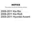 thumbnail image 2 of Kugel Front Wheel Hub Repair Kit 70-KH5001 for Car Hyundai Accent Kia Rio Rio5, 2 of 10