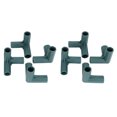 thumbnail image 3 of LAFGUR 8Pcs 3-Way Plant Support Connectors Plastic Garden Climbing Stake Joint Gree, 3 of 8