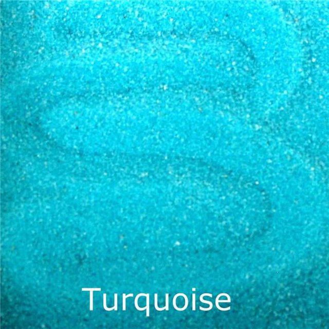 Scenic 514-48 Sable 25 Lb Sac Activa en Vrac Sable Coloré, Turquoise