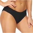 thumbnail image 1 of Plebaso Culottes Sans Coutures pour Femmes, Taille Basse, Tangas, Bikini, Culottes Invisibles (Tailles Régulières et Plus), 1 of 4