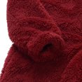 thumbnail image 4 of Solid Color Parent-Child Suit, Long Sleeve Family Pajamas Set, Round Neck Zipper Hoodie, 4 of 6