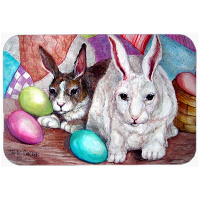 Carolines Treasures PJC1064CMT Copains Easter Lapin Cuisine & Bain Mat&44; 20 x 30