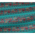 thumbnail image 5 of oneOone Viscose Jersey Fabric Ethnic Block Printed Craft Fabric BTY 60 Inch Wide, 5 of 5
