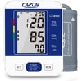 thumbnail image 1 of CAZON Blood Pressure Monitor for Home Use, Automatic Upper Arm Digital BP Machine with Large LCD Display & Pulse Rate Monitoring Meter, 2x99 Memory with Adjustable Cuff 22-40cm, 1 of 7
