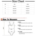thumbnail image 2 of Aqestyerly Maillot de Bain une Pièce Aguichant à Empiècements pour Femme, Tenue de Plage Décontractée pour Femmes HWRETIE, 2 of 5