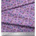 thumbnail image 2 of Soimoi Moss Georgette Fabric Car Transport Fabric Prints by Yard 42 Inch Wide, 2 of 3