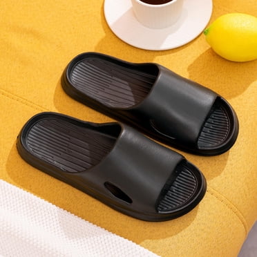 Dvkptbk Pillow Slippers for Women and Men Non Slip Quick Drying Shower Slides Bathroom Sandals | Ultra Cushion | Thick Sole - Summer Savings Clearance