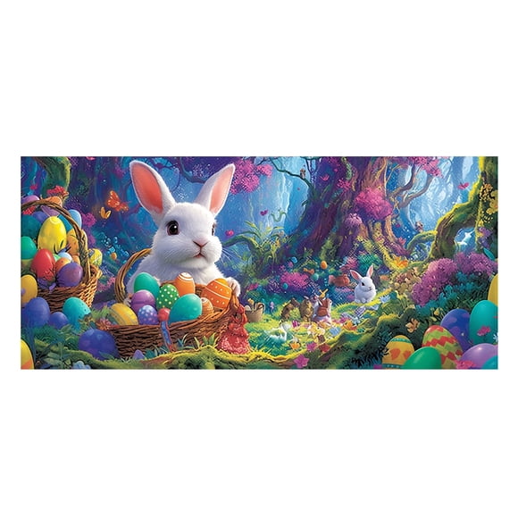 Bannière de Jardin Double à Imprimé Intégral en Polyester Durable pour Déco de Garage Extérieure Saisonnière des Fêtes