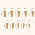 thumbnail image 3 of Patchs pour Ongles de Couleur Unie Inspirés du Ballet (100 Pcs par Boîte), 3 of 6