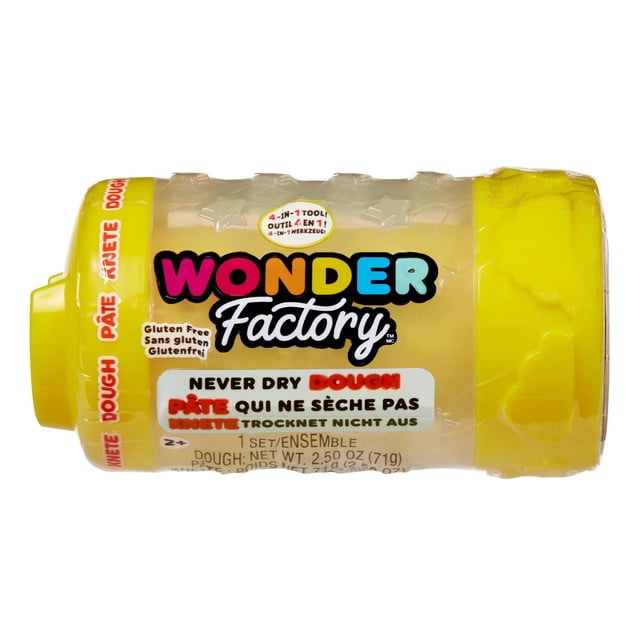 Wonder Factory Never Dry Single Dough – Yellow