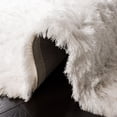 thumbnail image 2 of Safavieh Ocean Trellis Solid Plush Shag Area Rug, 2 of 6