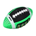 thumbnail image 2 of Youkk Ballon de Rugby pour Enfants Cadeau Portable Soccer 3 Sports Intérieur Extérieur Vert Taille Ballon de Rugby Vert 11x22cm, 2 of 6