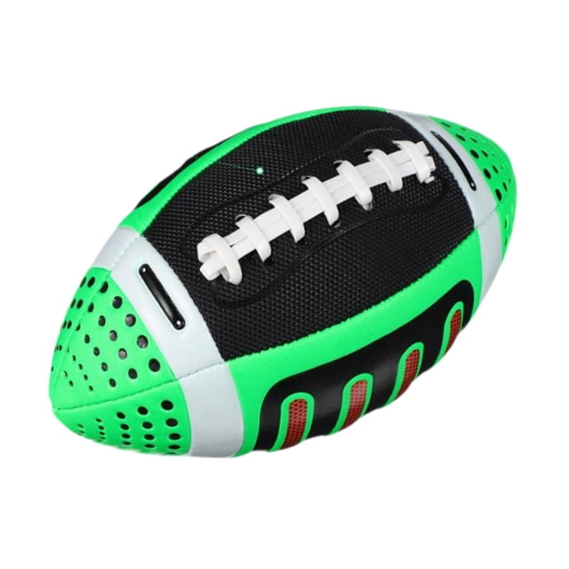 ziyahi Ballon de Rugby pour Enfants Cadeau Portable Soccer 3 Ballon de Rugby Vert Taille Sports Intérieur Extérieur Vert 11x22 cm