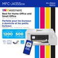 thumbnail image 2 of BROTHER THE BROTHER INKVESTMENT MFC-J4355DW WIRELESS COLOUR INKJET ALL-IN-ONE PR, 2 of 8