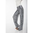 thumbnail image 2 of White Mark Printed Palazzo Pants, 124-Grey Sneak - Small, 2 of 4