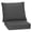 Grey, variant on Gymax 2PCS Deep Seat Chair Cushion Pads Set Indoor Outdoor W/ Rope Belts Grey